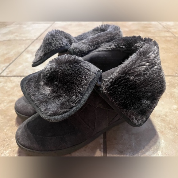 Ash women gray suede fur platform sneaker boots US 6-7 - Picture 3 of 9